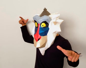 RAFIKI LION KING mask