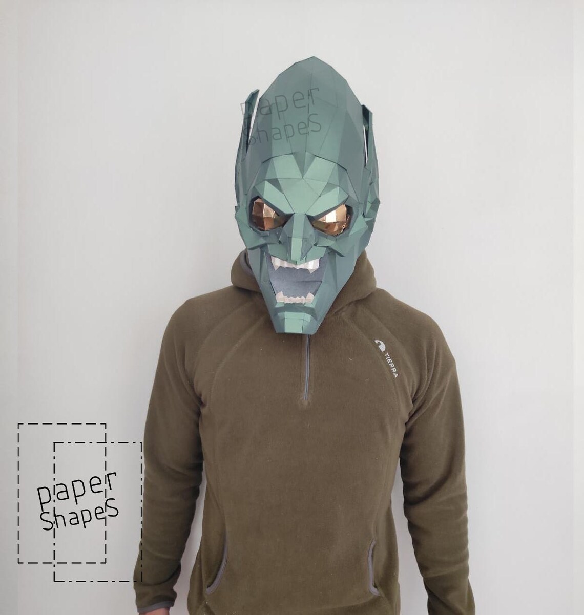 GREEN GOBLIN MASK - Etsy