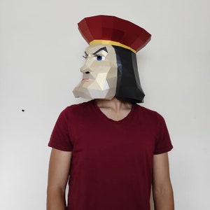 LORD FARQUAAD SHREK mask Diy Lowpoly - Etsy España
