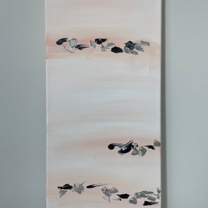 Original Abstract Painting on Canvas | 10 x 20