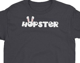 Easter Shirt / Hip Hop Shirt / Hopster / Bunny Shirt / Kids Easter Shirt / Boys Easter Shirt / Easter Outfit / Girls Easter Shirt
