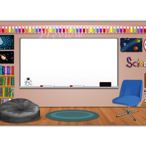 Bitmoji Classroom Template Science Etsy