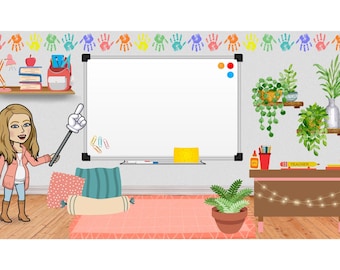 Bitmoji Classroom Template Reading/english Etsy