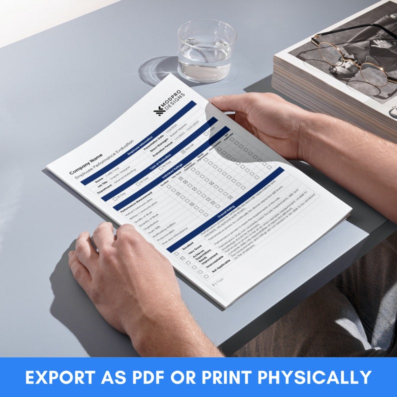 Employee Form Image Header Employee Performance Review Template: HR Evaluation Form (microsoft ...