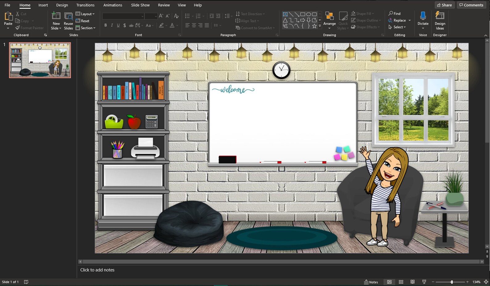Bitmoji Classroom Template Etsy