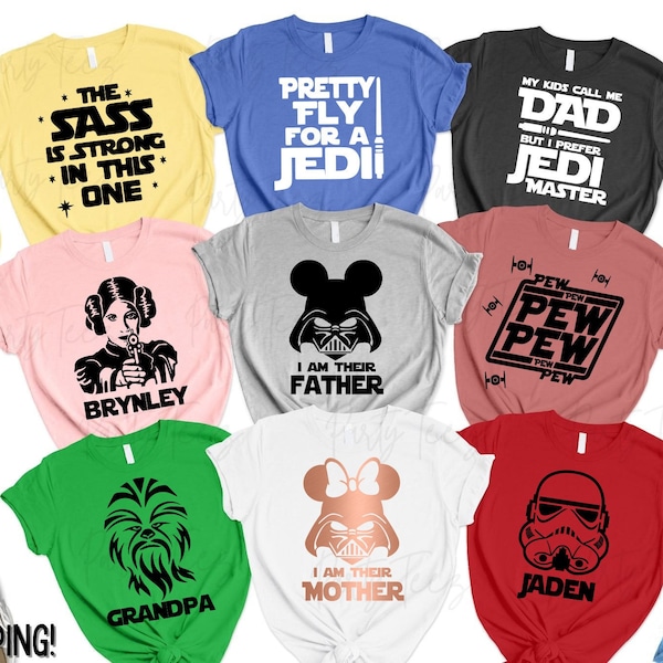 Star Wars Family Shirt, Star Wars Shirt, Disney Star Wars Shirt, Galaxy Edge Shirt, Star Wars Matching Shirt, Star Wars Custom Shirt, Disney
