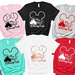 My First Disney Trip Shirts, Disneyworld Shirts, Disneyland Shirts, Disney Family Shirts, Disneyworld Family Shirts, Disney Shirts, Disney