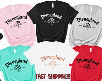 Disneyland est 1955 Shirt, Disneyland Family Shirts, Disneyworld Shirts, Disney Family Shirts, Disney Trip Shirts Disneyland Shirts Family