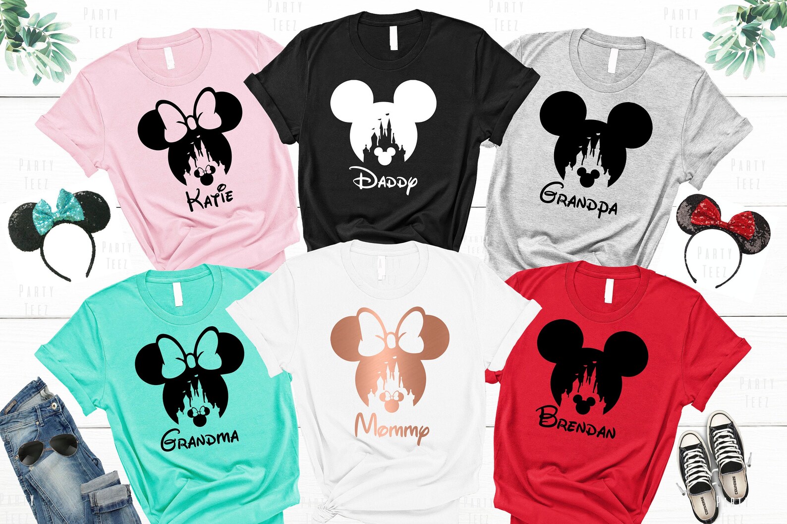 dri fit disney family shirts