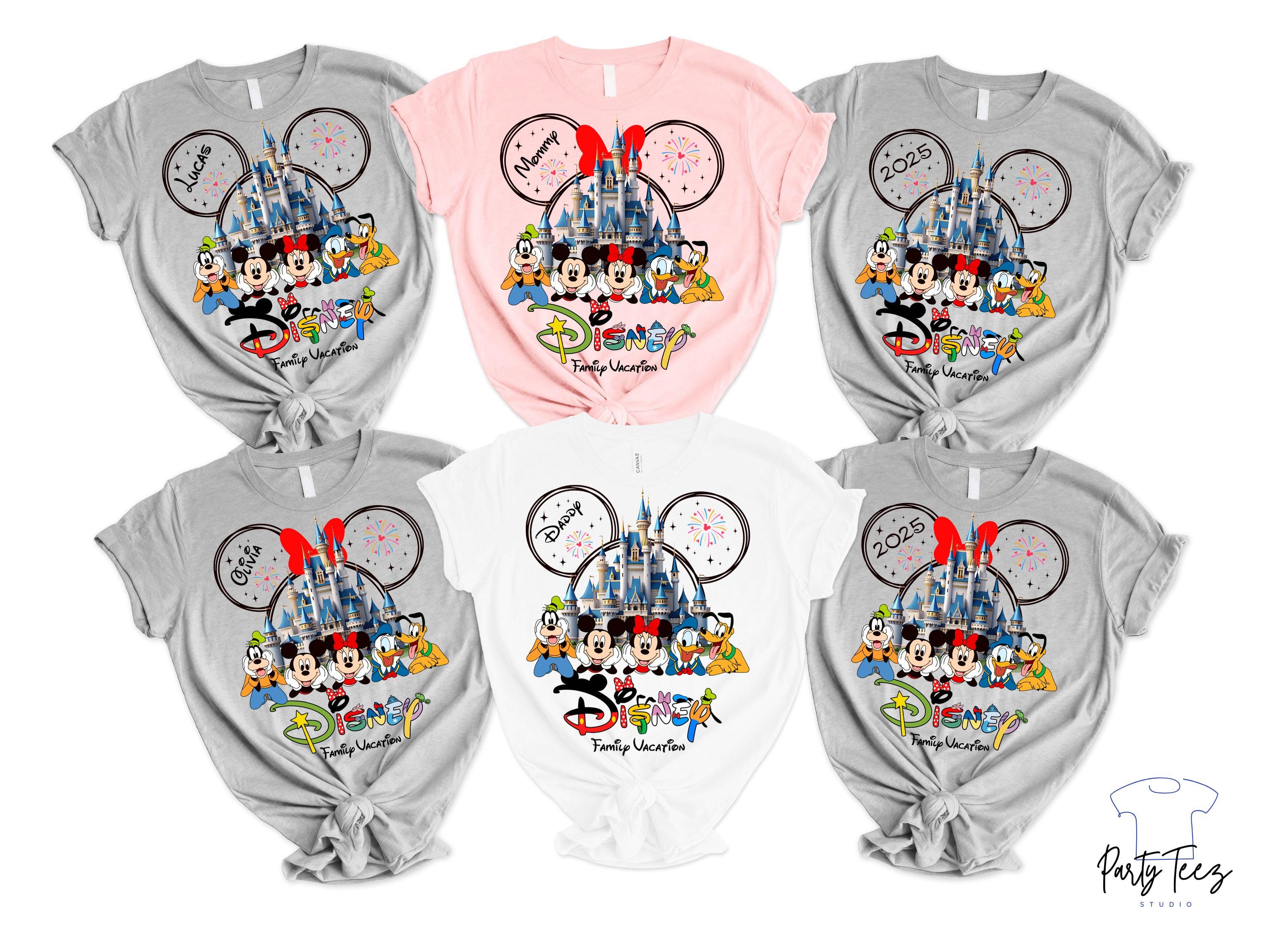 Discover Disney Family Vacation Shirts, Custom Disney Family Shirts, Disneyland Family Shirts, Disneyworld Family Shirts, Magic Kingdom Shirts