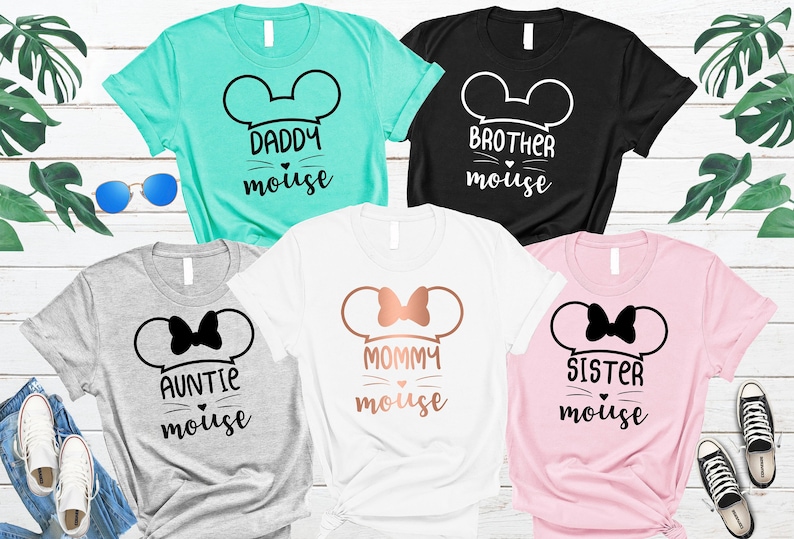 dri fit disney family shirts