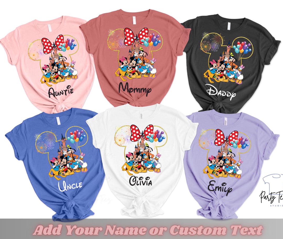 Custom Disney Family Shirts, Disneyland Family Shirts, Disneyworld ...