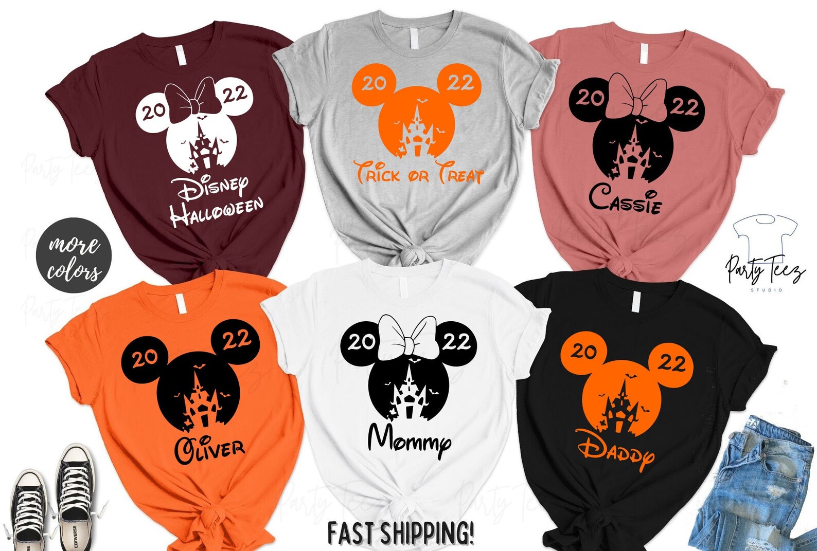 Disney Halloween Family Shirts Disney Halloween Shirts - Etsy