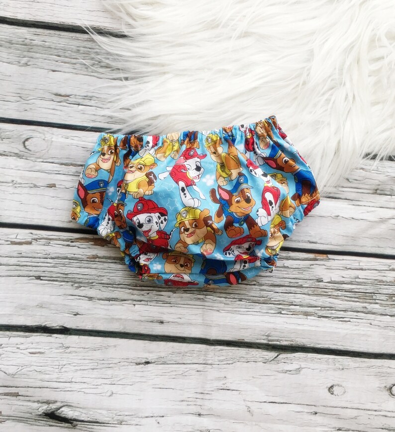 Free Shipping to US and PR,Paw Patrol Birthday,Paw Patrol Cake Smash,Unisex,Birthday Girl,Birthday Boy,Bloomer Cotton,Outfit birthday