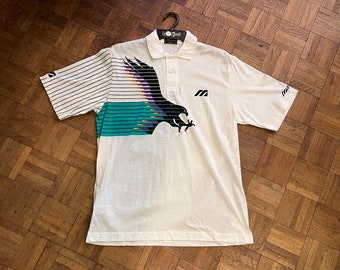 80年代ヴィンテージ ミズノ イワン・レンドル ポロシャツ：刺繍ロゴ