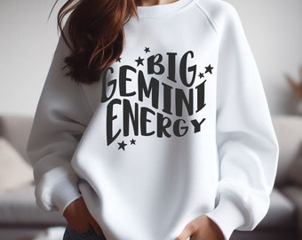 Gemini Astrology Sweatshirt for Women Cute Gemini Gift for Birthday Gemini Shirt for June Birthday Zodiac Gift for Her Christmas Gift