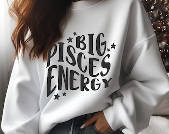 Pisces Astrology Sweatshirt for Women Cute Pisces Gift for Birthday Pisces Shirt for September Birthday Zodiac Gift for Her Christmas Gift