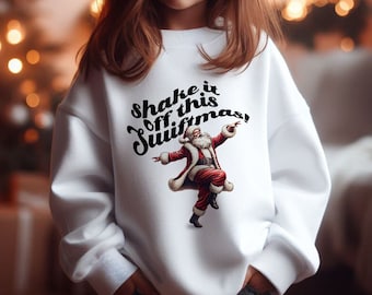 Kids Swiftmas Sweatshirt Shake It Off This Swiftmas Sweatshirt TS Shirt Eras Concert Merch Swift Xmas Gift for Swifty Xmas Swift Merch Gift