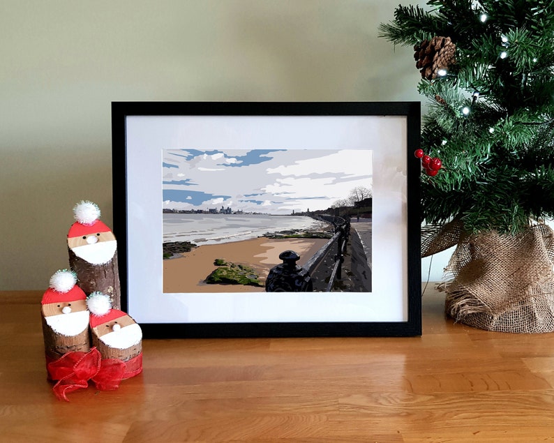 Egremont Promenade New Brighton Wirral A4 and A3 Travel Etsy