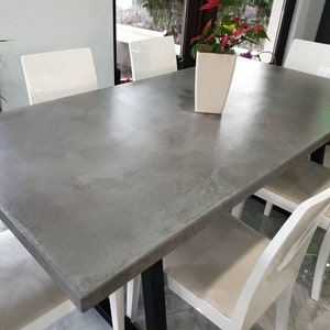 Concrete Dining Tables, Concrete Kitchen Tables, Solid Concrete Tables ...
