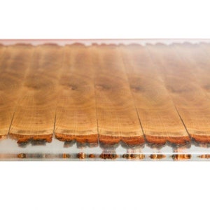 Resin Table, Wood Dining Table, Resin Furniture, Living Room Table, Wood Slice Table, Metal Table Legs, Wood End Table, Solid Oak Table image 6