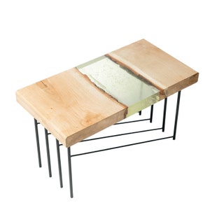 Resin Table, Resin Dining Table, Resin Coffee Table, River Table, Wood Table, Resin Furniture, Industrial Table, Rectangle Table, End Table