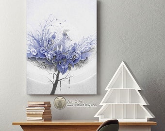 Instant download printable art Life under the moonlight Ballpoint pen Art for gift Art Print Wall Art Home decor or Collectibles
