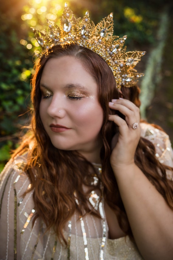 Reaky Boho Stirnband Mit Mond – Silberner Glitzer-Kopfschmuck Für Festival, Hochzeit & Karneval | Verstellbarer Haarreif Für Damen