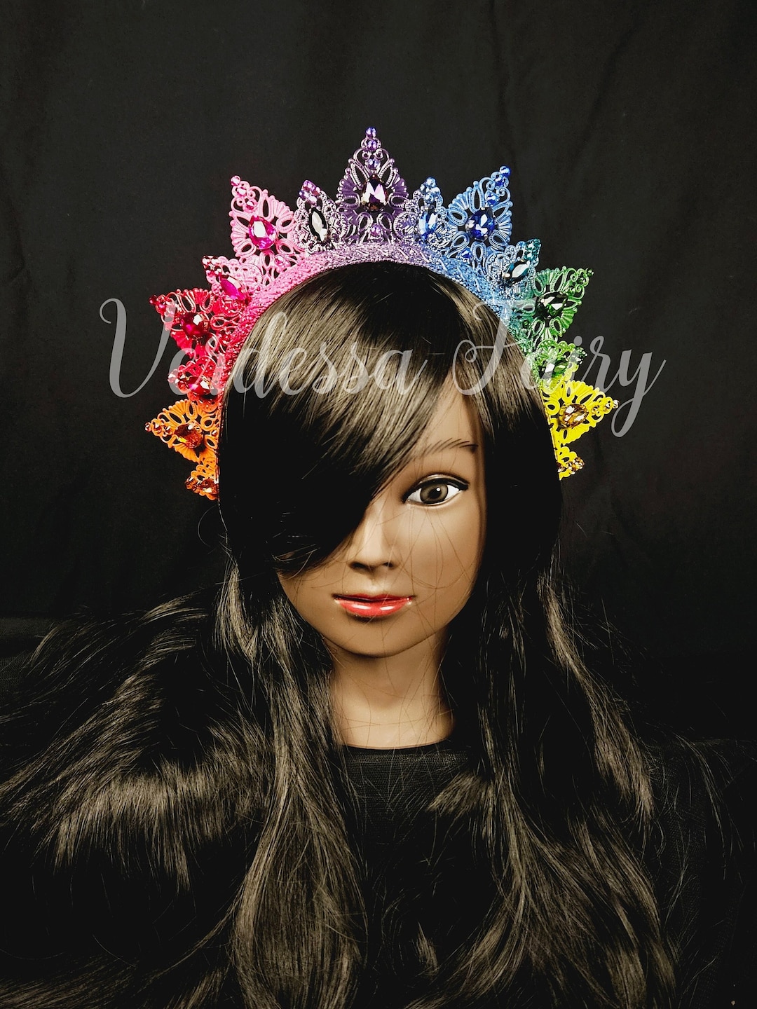 Tiara 16183 - Queen of Hearts Wire Tiara