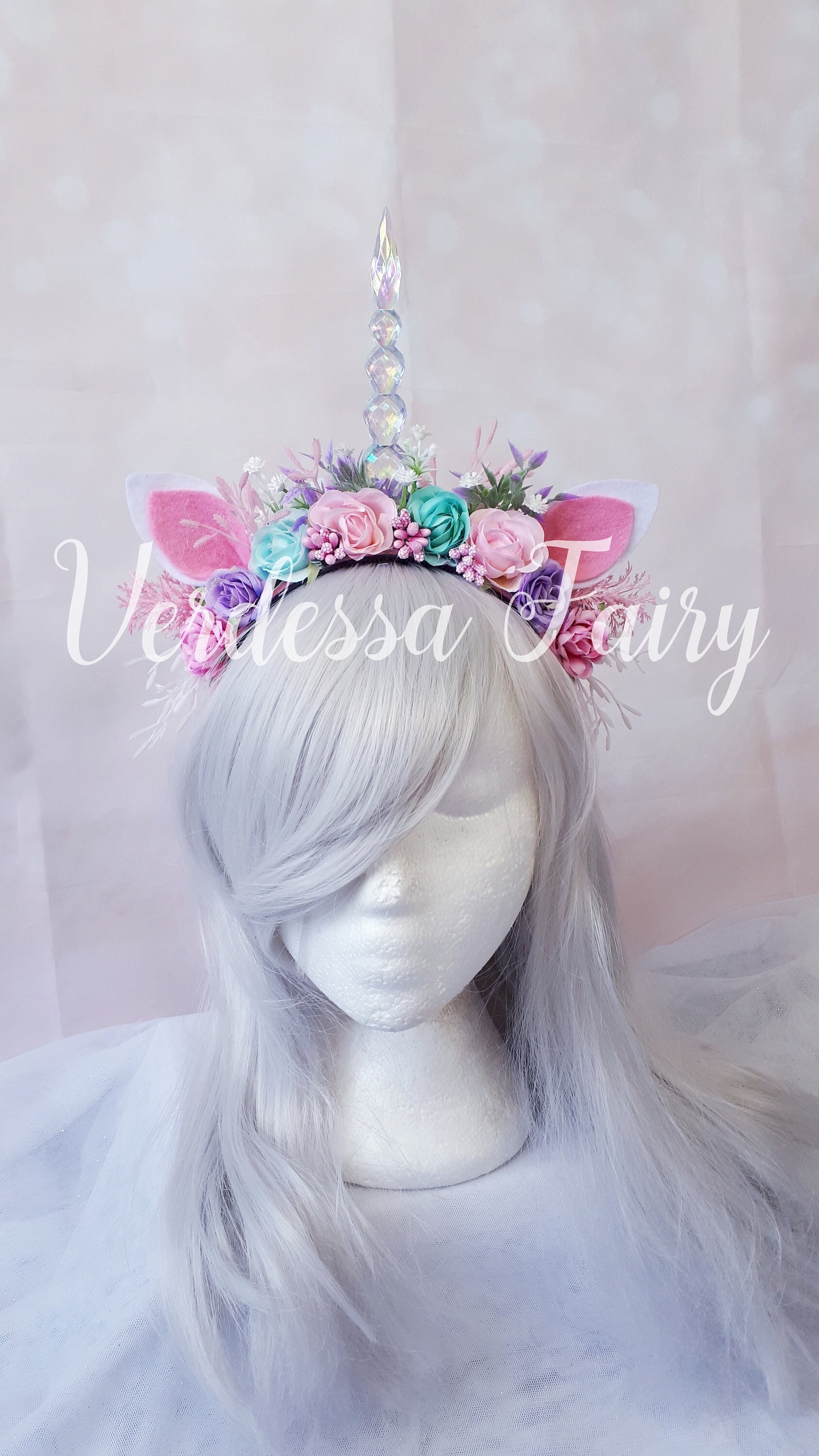 Kids DOTD Colourful Rose Headband Child Multi Pink Kids DOTD Colourful Rose Headband Child Multi Pink