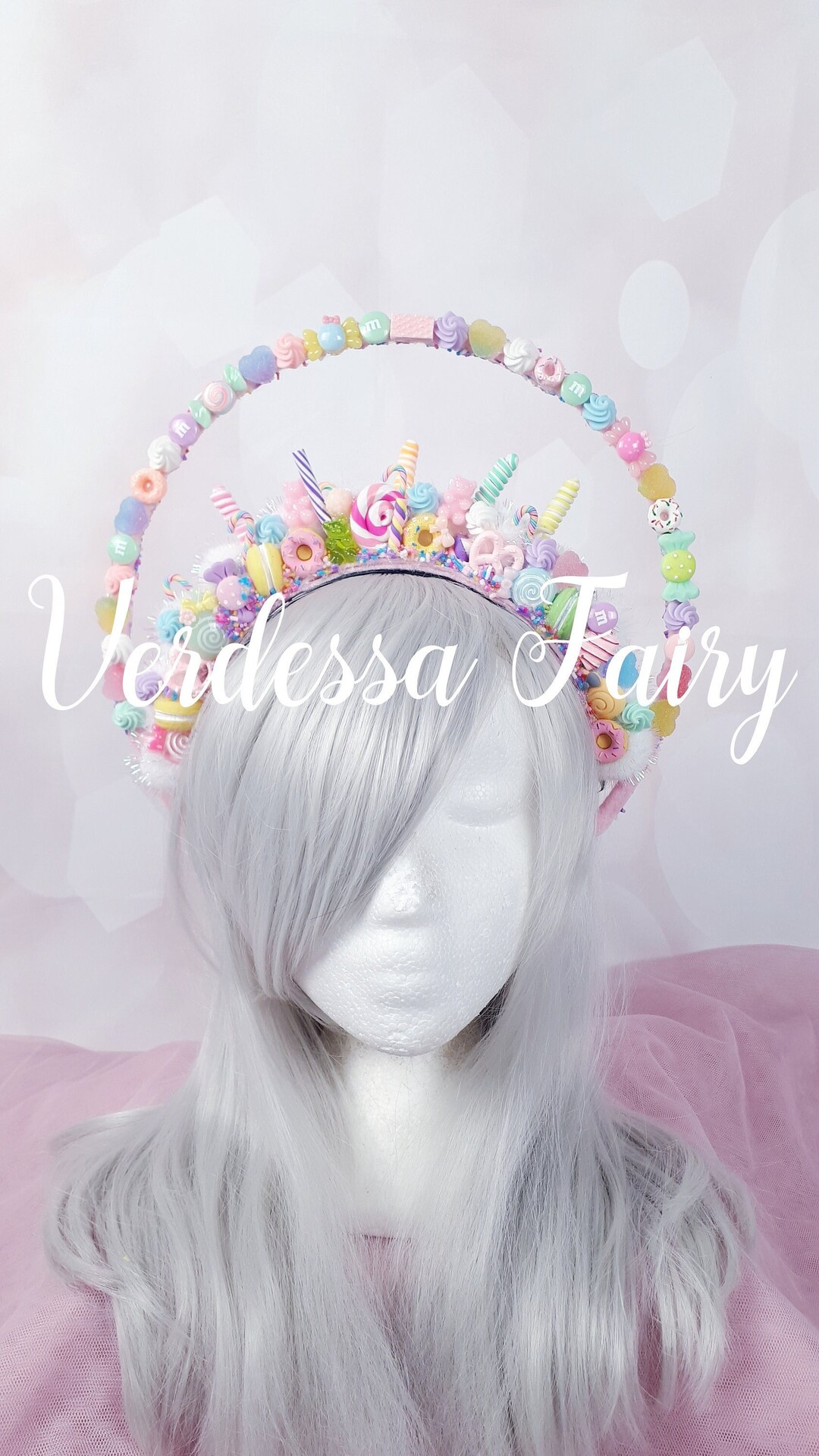 cotton candy headpiece