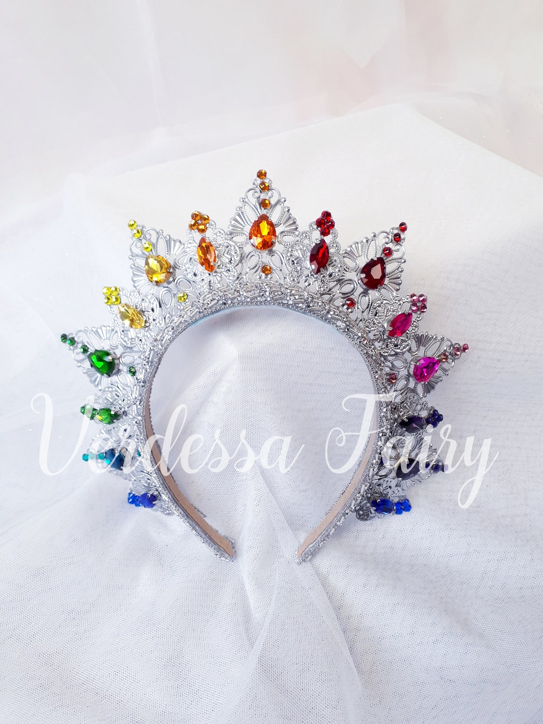 Tiara Adjustable Crystal Tiara – ZAXIE by Stefanie Taylor