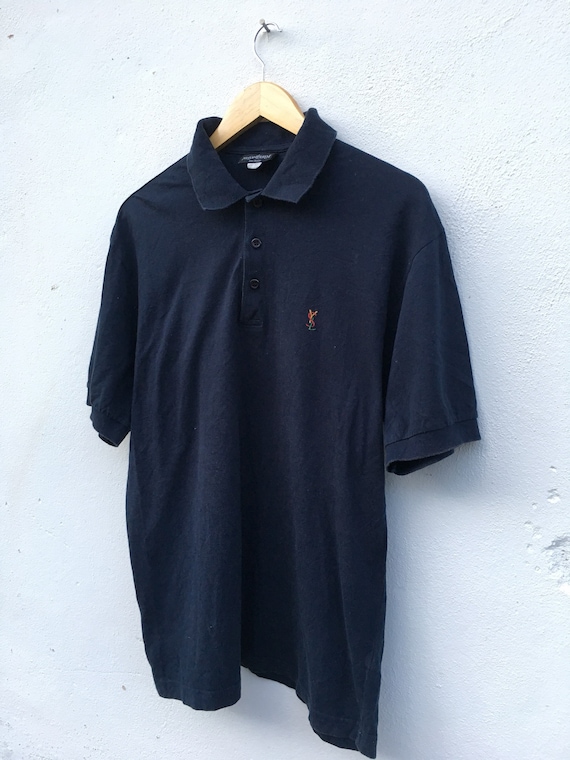 90 vintage Ysl Polo Polo Ysl tés Logo multicolore 7c4089 90 vintage Ysl Polo Polo Ysl tés Logo multicolore 7c4089