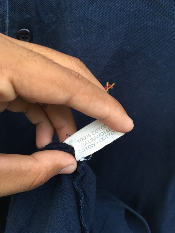 90 vintage Ysl Polo Polo Ysl tés Logo multicolore 7c4089 90 vintage Ysl Polo Polo Ysl tés Logo multicolore 7c4089