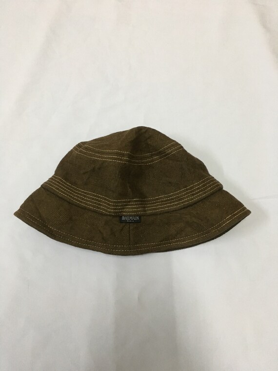 balmain bucket hat