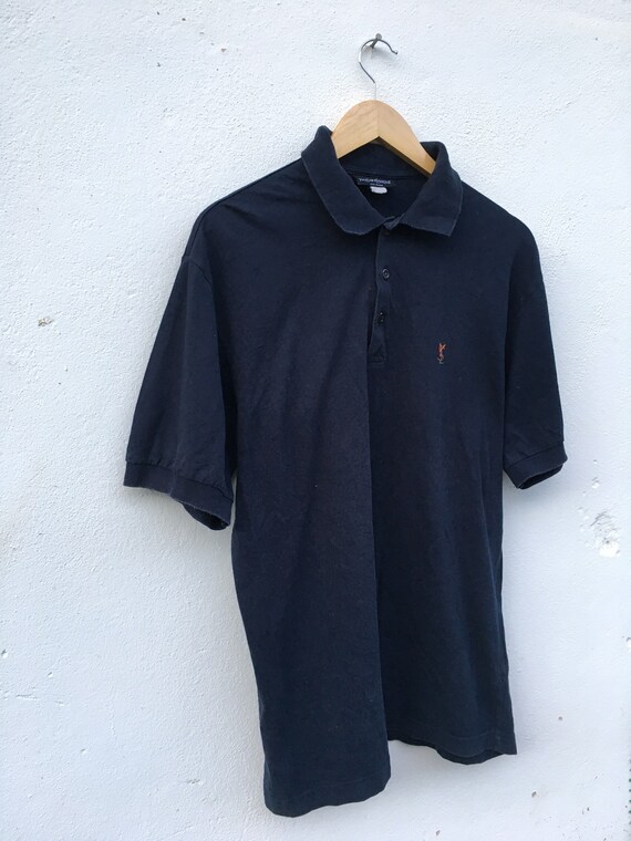 90 vintage Ysl Polo Polo Ysl tés Logo multicolore 7c4089 90 vintage Ysl Polo Polo Ysl tés Logo multicolore 7c4089