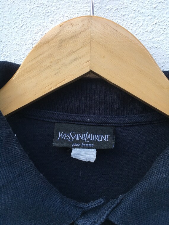 90 vintage Ysl Polo Polo Ysl tés Logo multicolore 7c4089 90 vintage Ysl Polo Polo Ysl tés Logo multicolore 7c4089