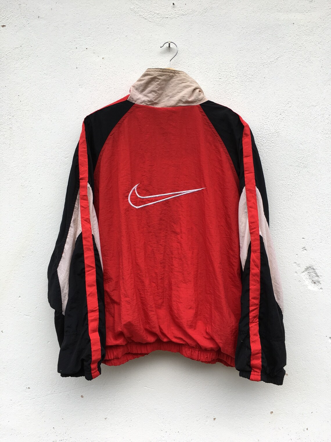 Vintage 90s Nike Swoosh Big Logo Jacket | Etsy
