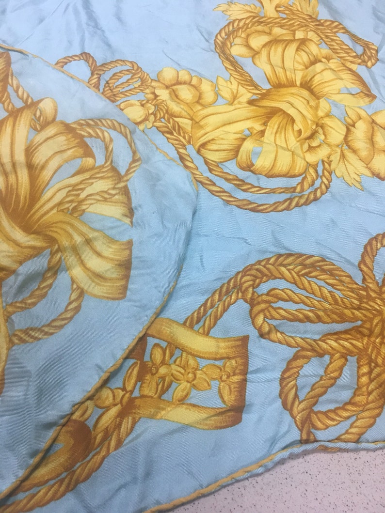 Free shipping Vintage Nina Ricci silk scarf rare design