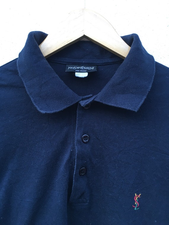 90 vintage Ysl Polo Polo Ysl tés Logo multicolore 7c4089 90 vintage Ysl Polo Polo Ysl tés Logo multicolore 7c4089