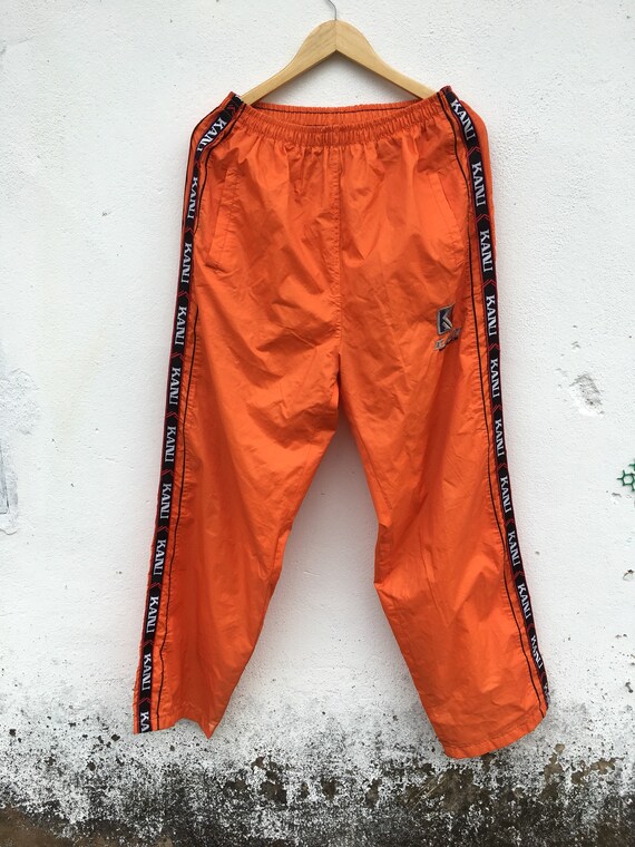Vintage 90s Karl Kani sidetape Trackpants kappa Ch