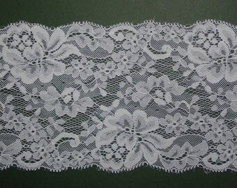 5 metres Navy Blue Dainty Soft Stretch Lace Trim 1/"//2.5cm TOP SELLER Trimming