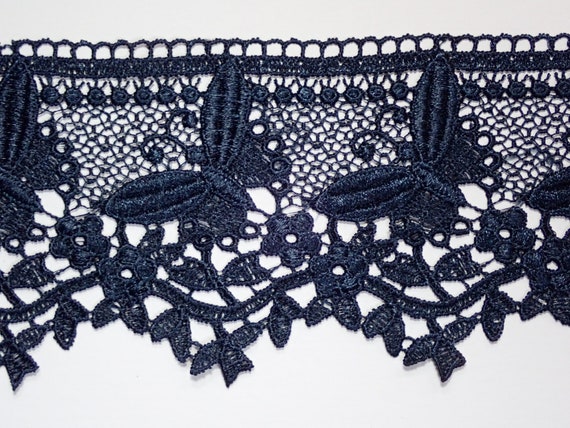 Gorgeous gold venice guipure lace trim edging for designing sewing 1 metre 9cm