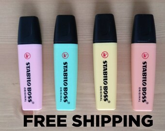 Stabilo Boss Original Highlighter Pens Pastel Color