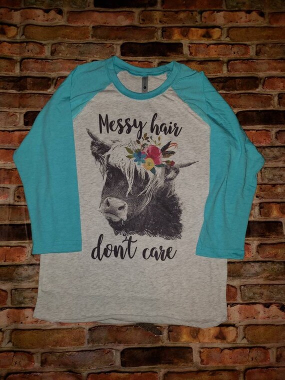 Jeep Hair Dont Care Raglan 3//4 Sleeves T-Shirts for Girls Boy