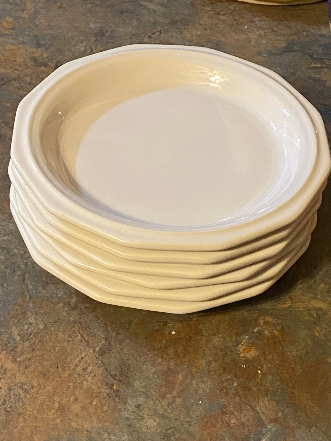 Pfaltzgraff Heritage White Saucer/bread Plates Etsy