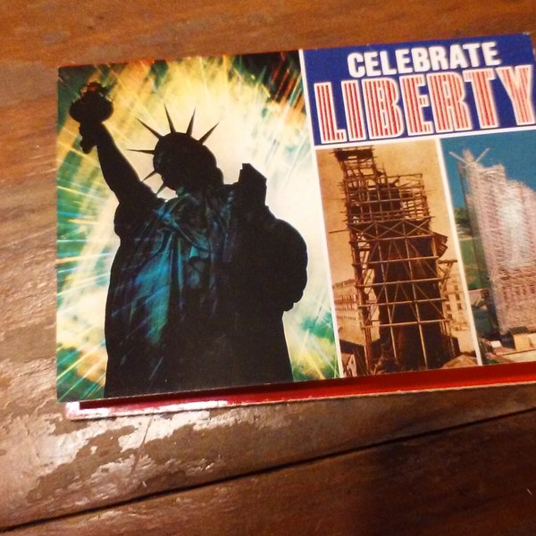 Twin Tower Statue of Liberty Picture Post Cards