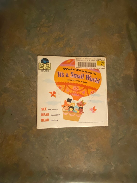 It's a Small World Book and Record 33 1/3 RPM - Etsy
