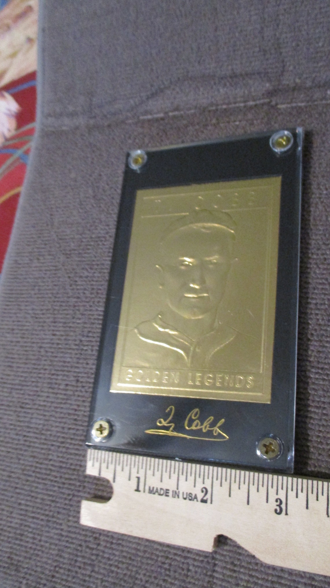 Ty Cobb 1994 Golden Legends Limited Edition GL2 22 Karat Gold - Etsy