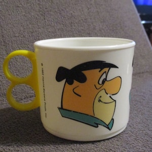 1982 Fred Flintstone Plastic Cup
